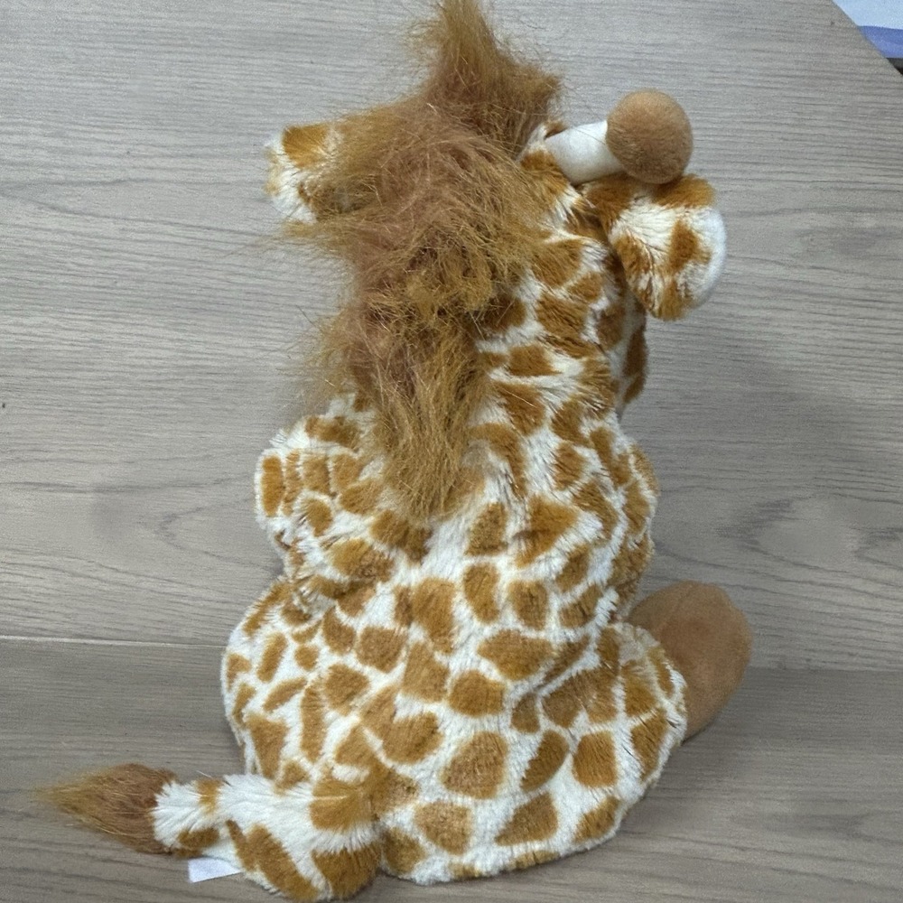 Noah's Ark Animal Workshop Giraffe Plush 12" Stuffed Animal  Back Pouch - Picture 3 of 7
